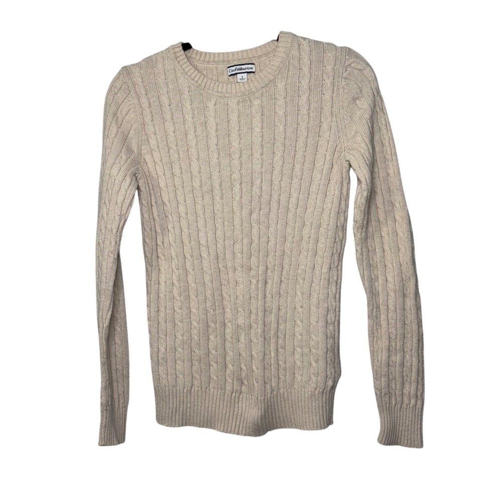 Cream‎ Colored | Croft & Barrow Sweater | S | EUC